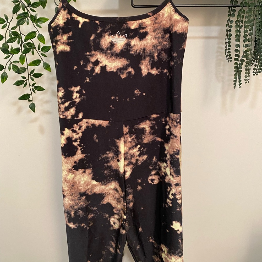 Adidas Tie- Dye/ Acid Wash jumpsuit/ romper